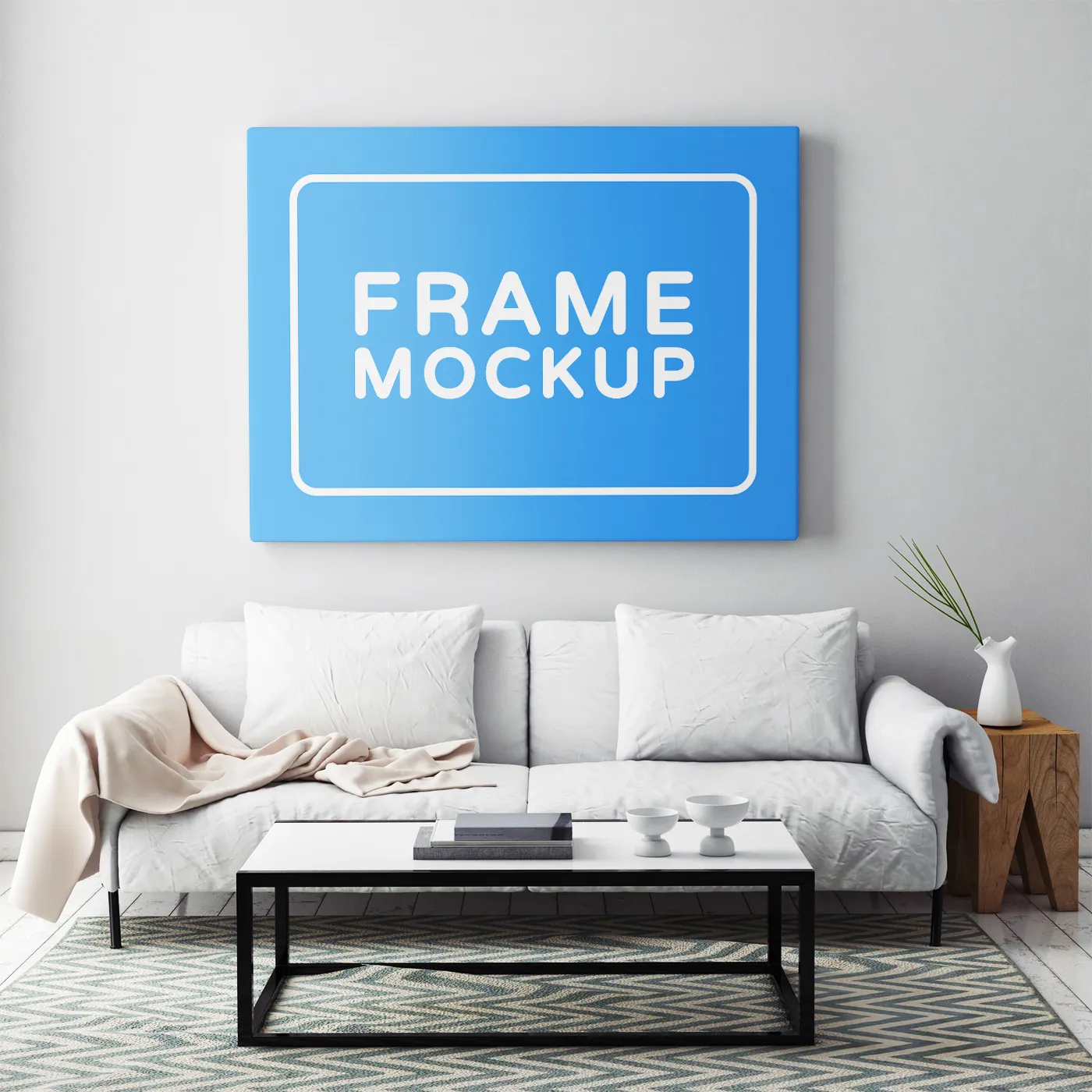 Landscape Frame Mockup  Behance