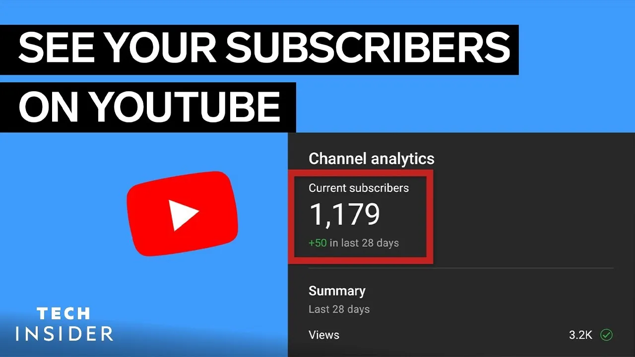 How To See Your Subscribers On YouTube  YouTube