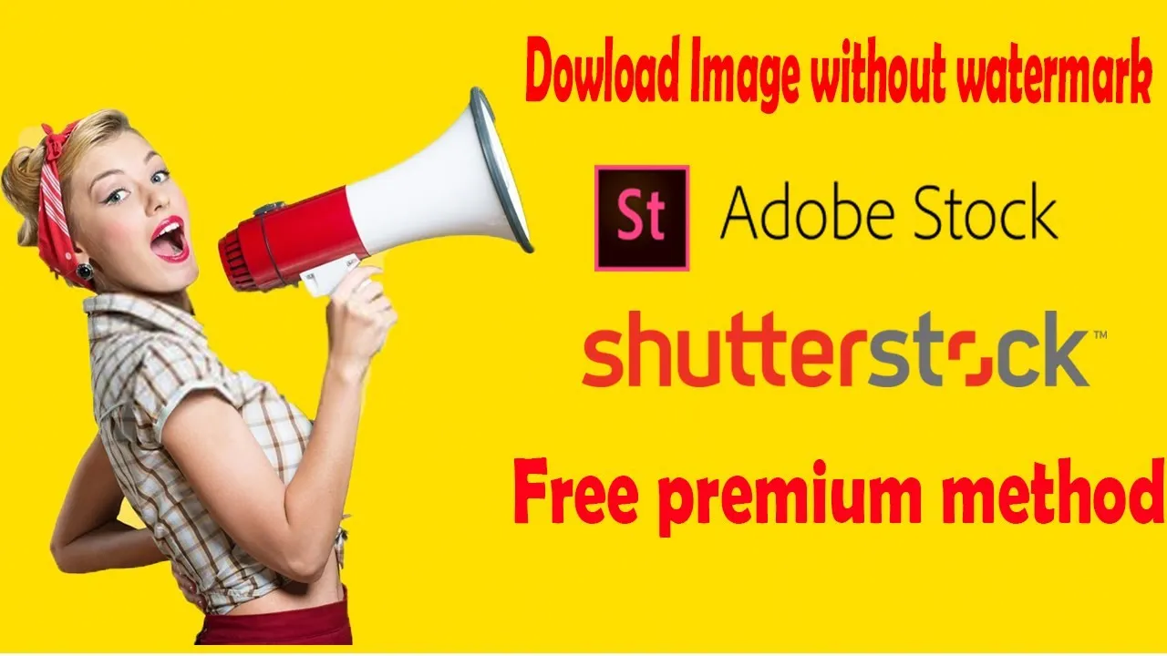 How to download Adobe Stock images without watermark  Free New method 