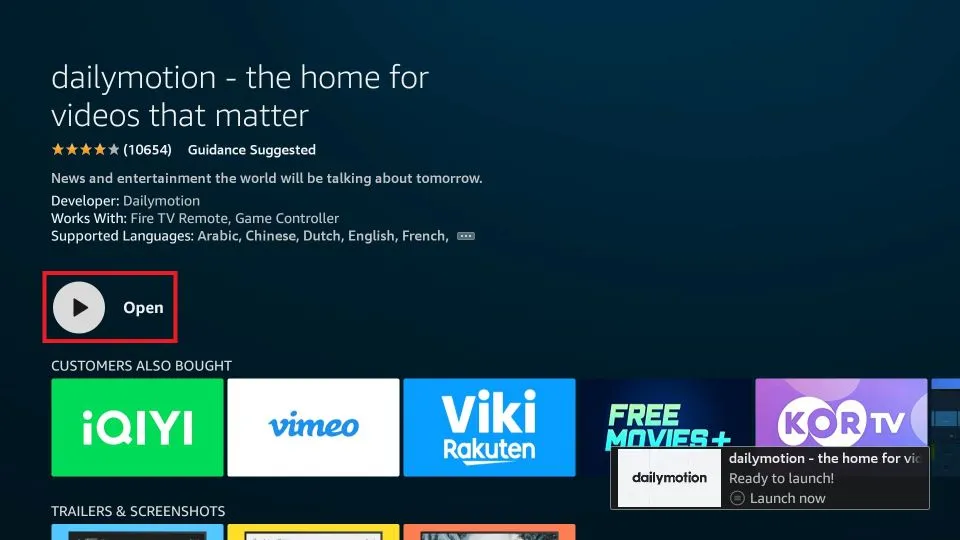 How to Install and Use Dailymotion on FireStick