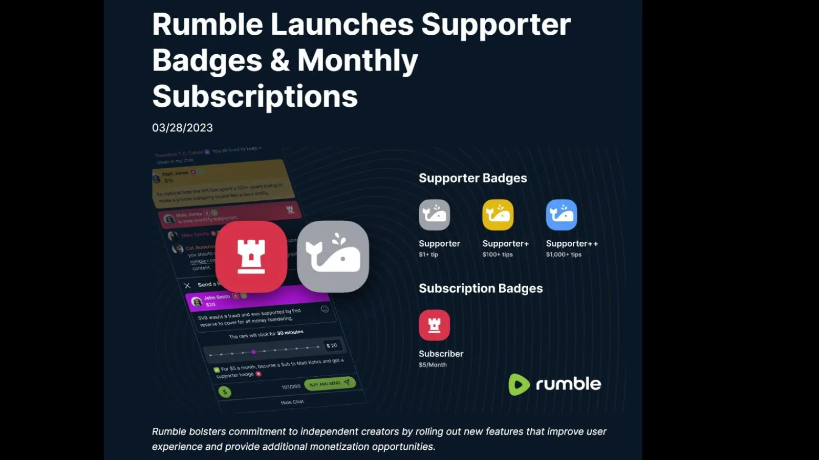 How Big Is Rumble Compared to YouTube