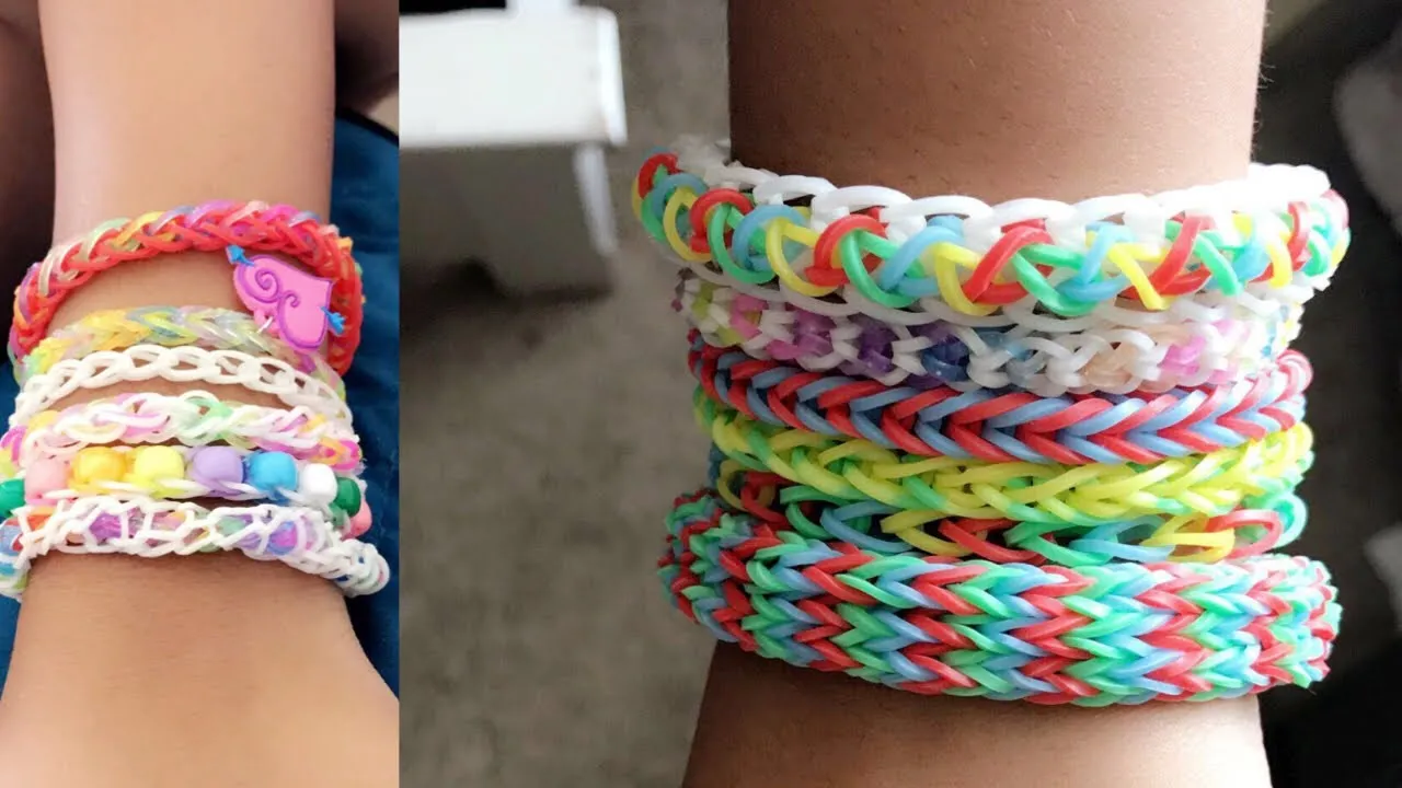 How to make diy rubber band bracelets for back to school tutorial  YouTube