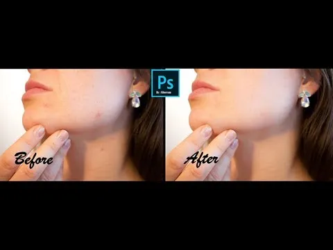 How To Clean your Face Using Photoshop Face Cleaning Tutorials  YouTube