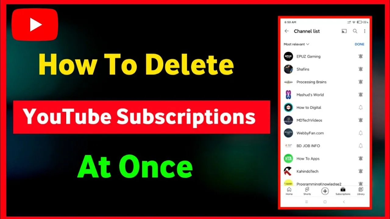 How to Export Your YouTube Subscriptions Efficiently