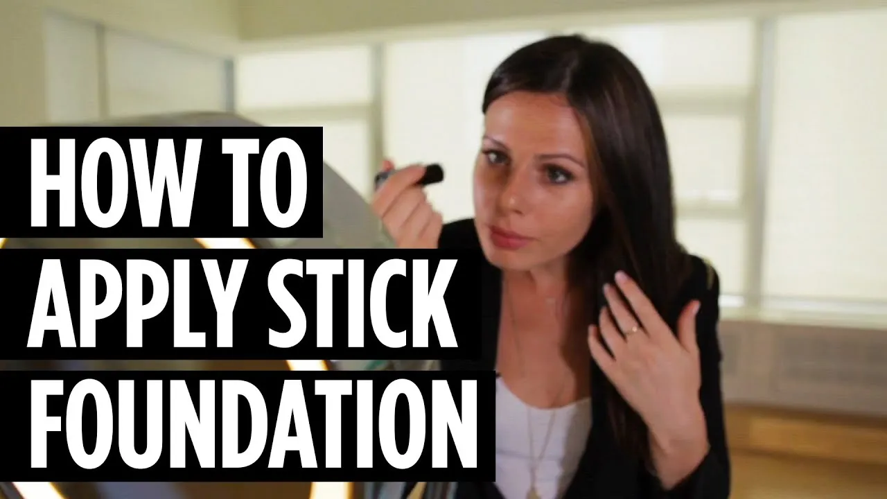 How to Apply Stick Foundation  YouTube