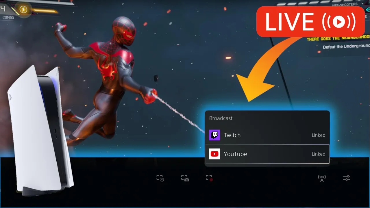 How to Stream on PS5 Broadcast Twitch and YouTube on PlayStation 5 