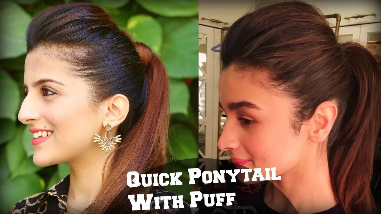 How to Create a High Ponytail with a Puff