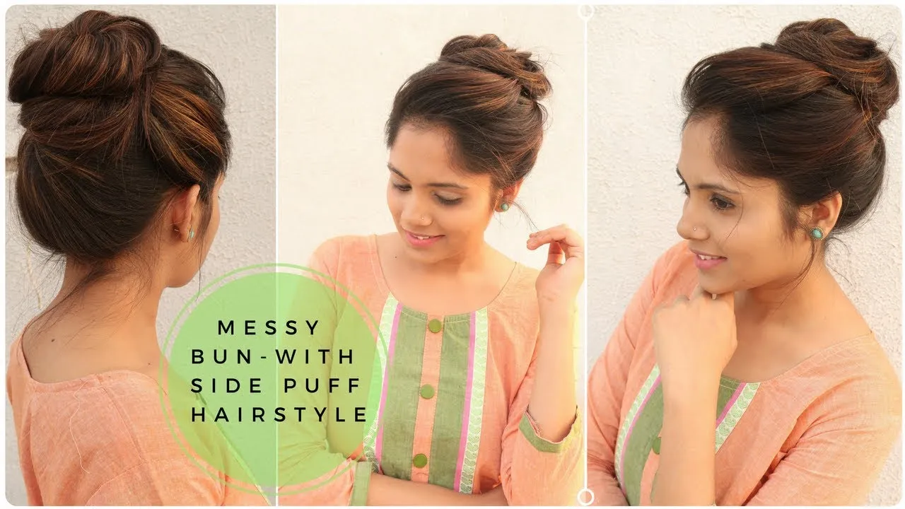 How to Create a Side Puff Hairstyle at Home