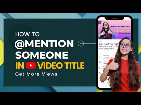 How to mention someone in youtube title  How to Tag Someone On Youtube 