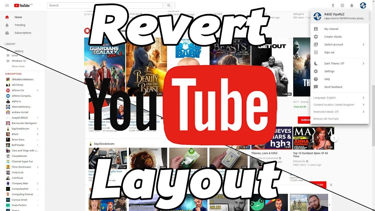 Lyoutube Layout Change 2024  Moll Teresa