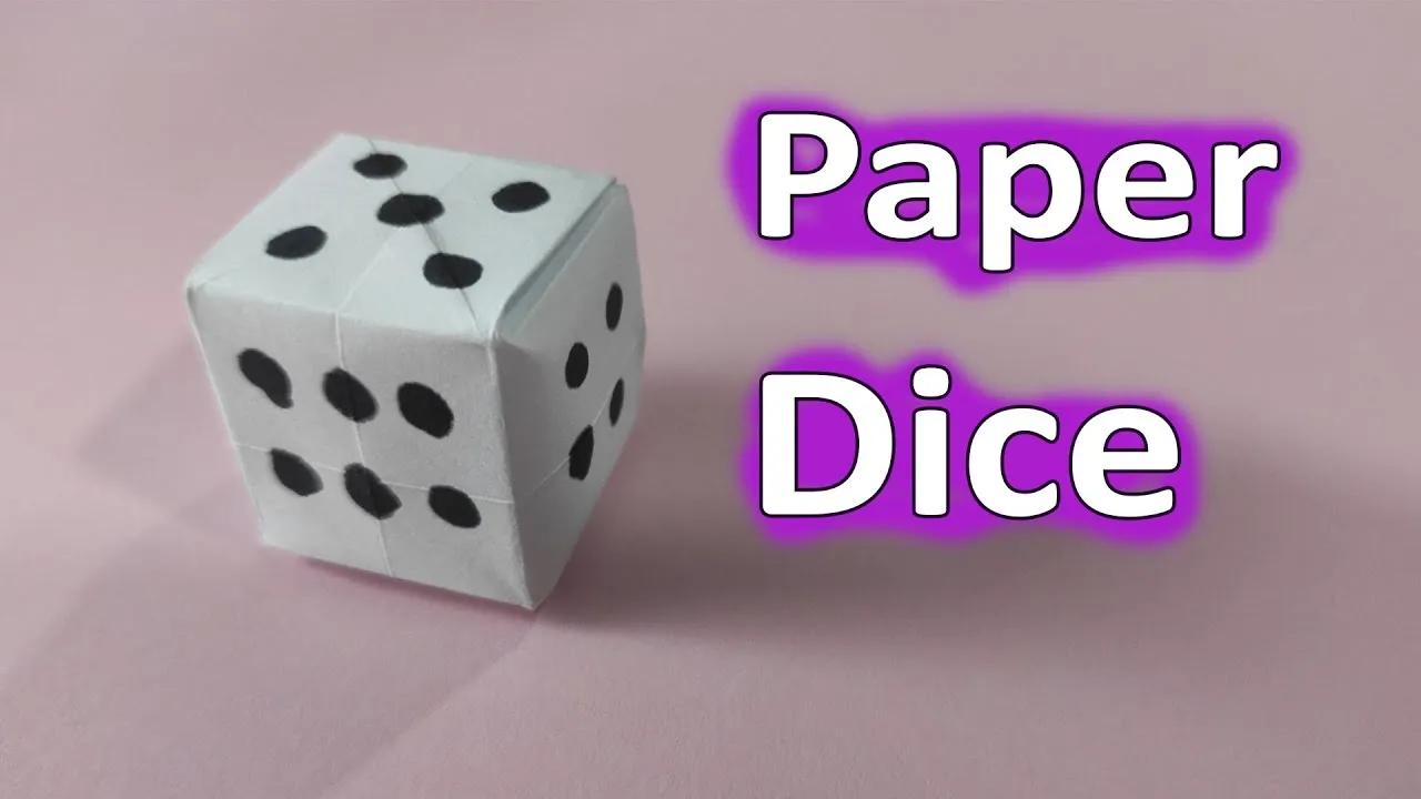 Crafting a Paper Dice with Step-by-Step Guidance on Dailymotion