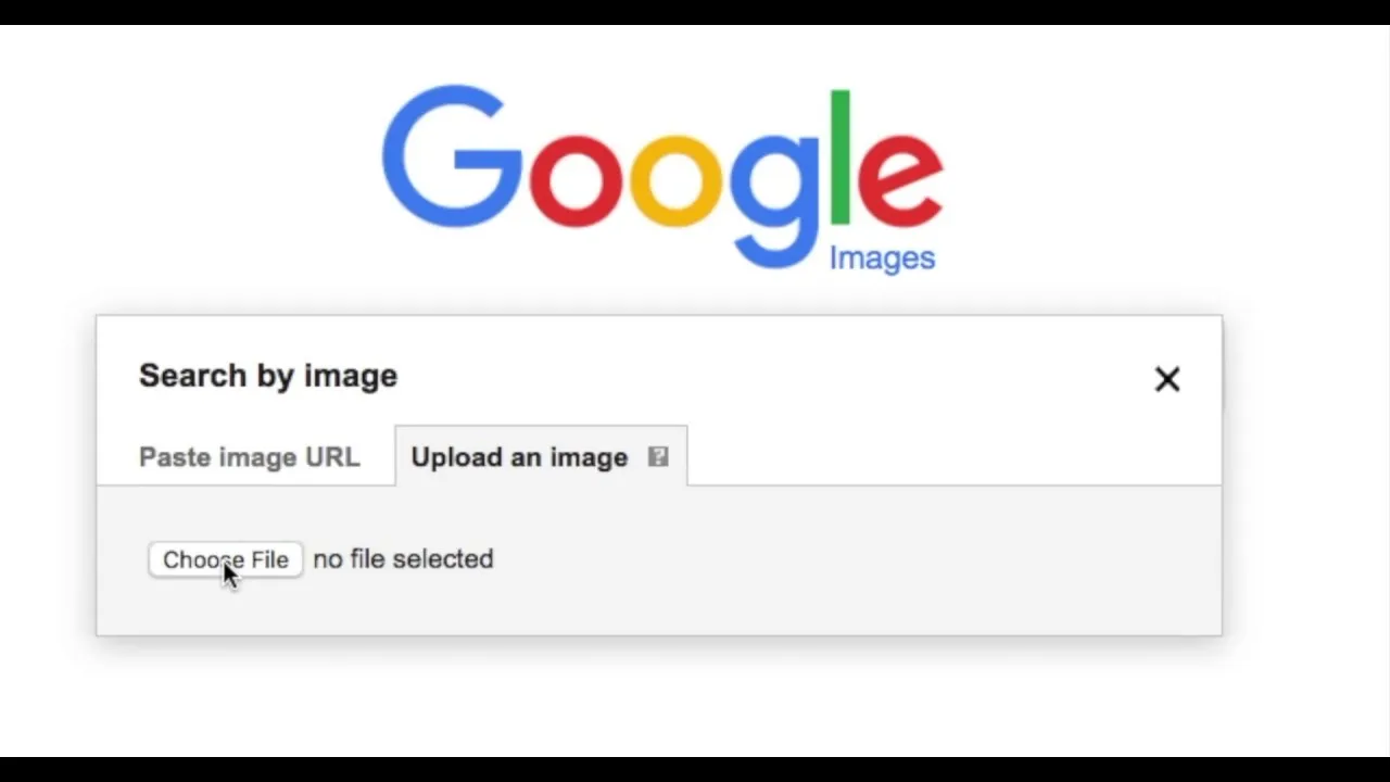 How to do an image search using google image search  YouTube