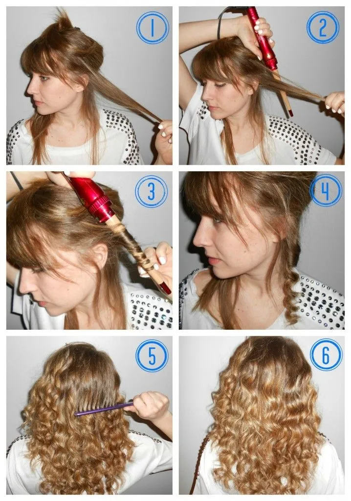 Stunning How To Curl Your Hair With A Curling Iron For Beginners Step 