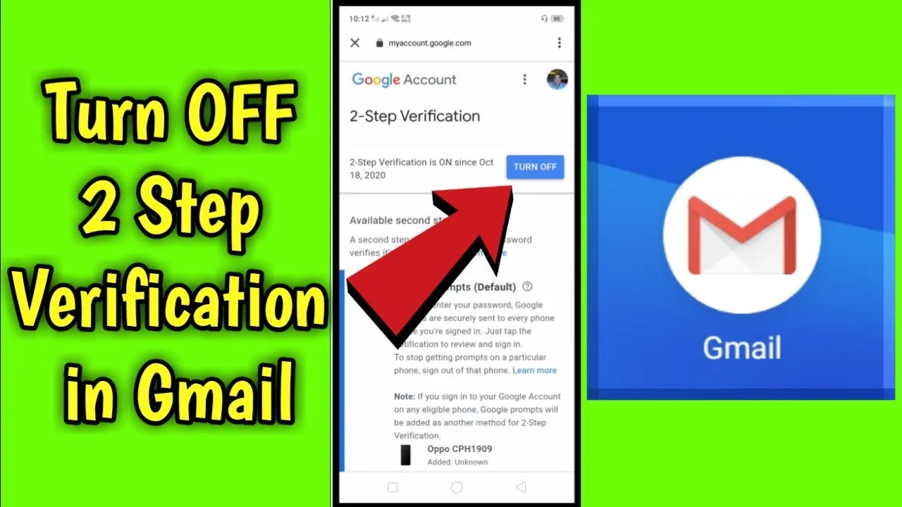 How to Turn OFF 2 Step Verification in Gmail  YouTube