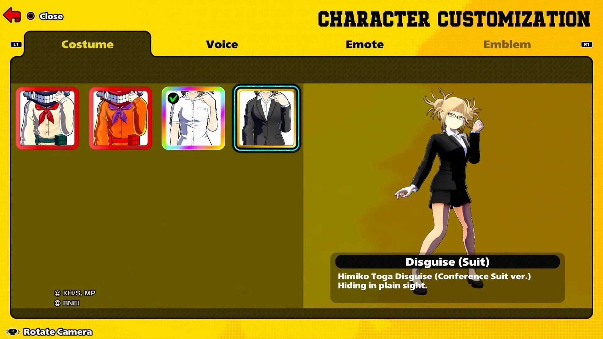 How to customize your character in My Hero Ultra Rumble