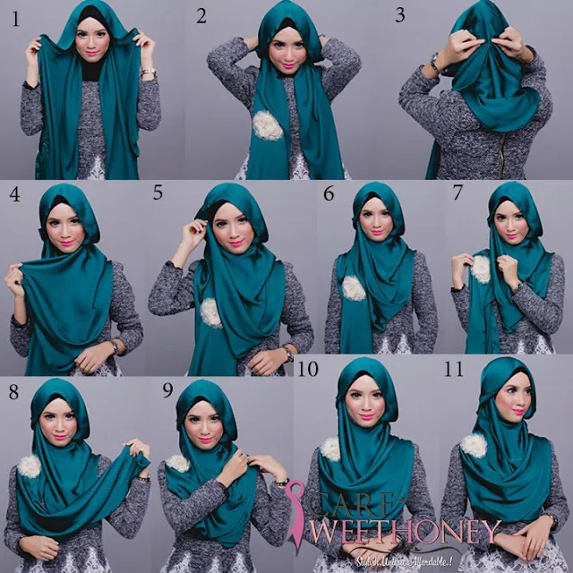 How To Wear Arabian Style Scarf