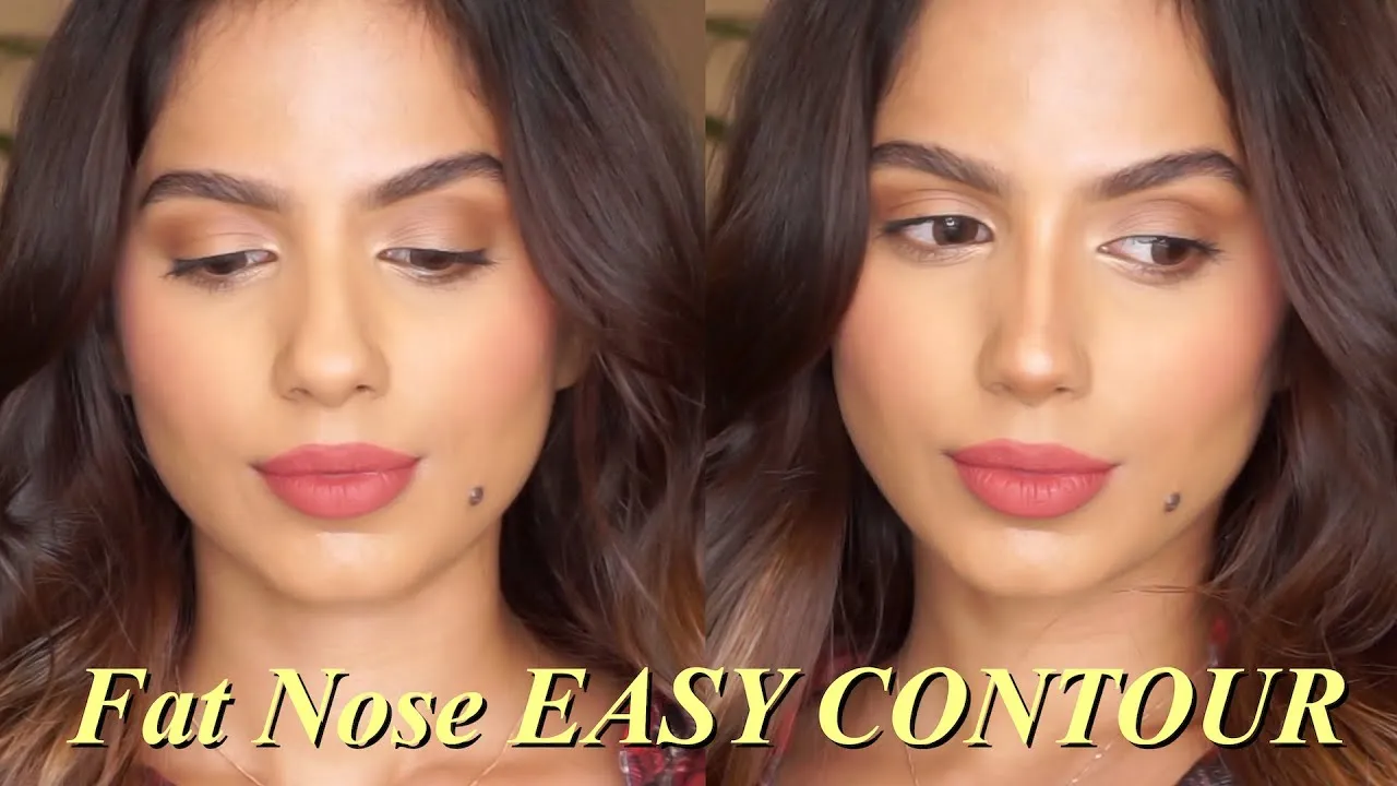 How to Contour Your Nose to Achieve a Slimmer Appearance with Makeup