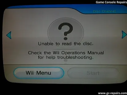 Unable to Read the Disc on Wii  Appualscom