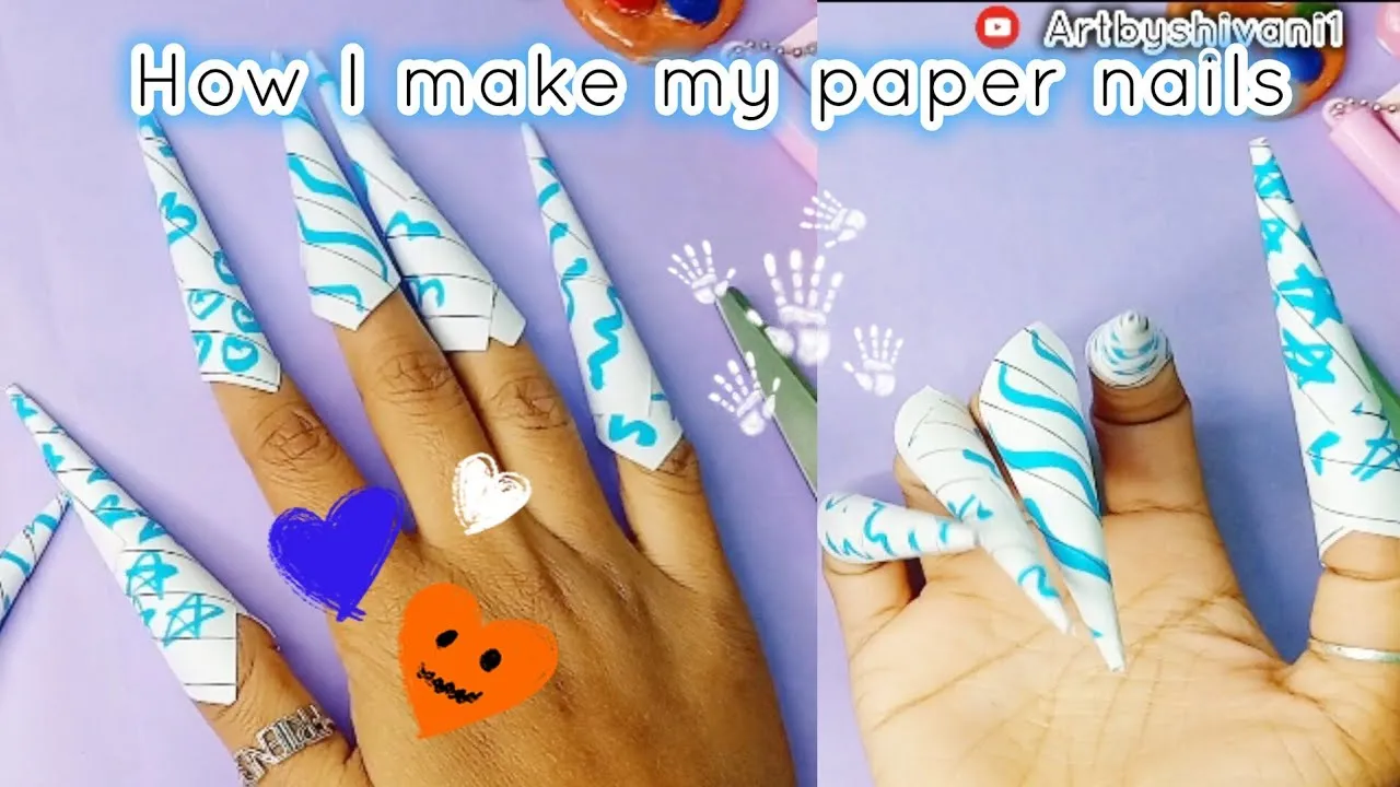 Fun Paper Nails Craft Step-by-Step Guide on Dailymotion