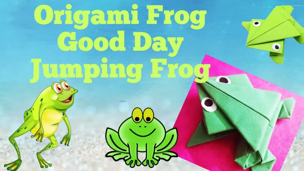 How to Create a Jumping Paper Frog Fun DIY Craft Tutorial