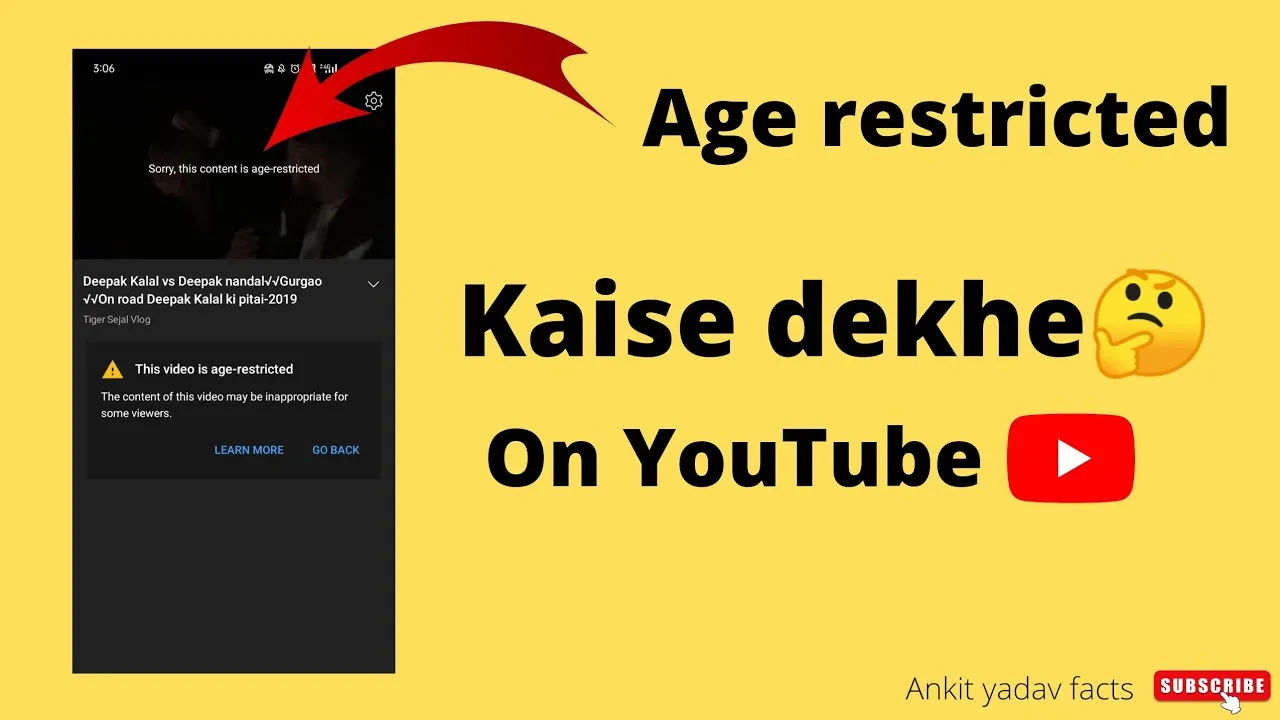 how to watch age restricted videos on YouTube  YouTube