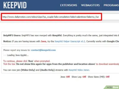 How to Download Dailymotion Videos Using KeepVid