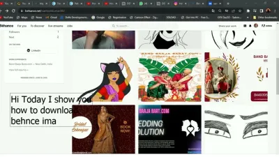 How to Download an Image from Behance