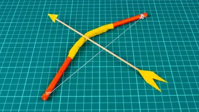 How to Make a Paper Bow and Arrow