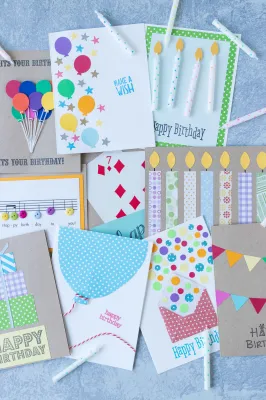 Creative Craft Ideas for Making Birthday Cards