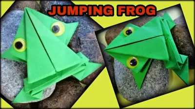 Learn to Make a Jumping Paper Frog