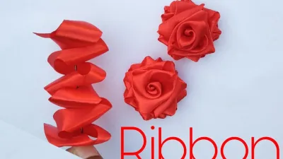 Easy DIY Video Guide for Making Small Ribbon Roses