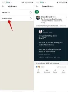 How to View Your Saved Content on LinkedIn