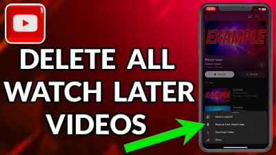 How to Delete All Watch Later Videos on YouTube in 2023