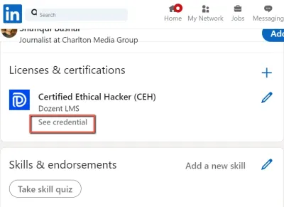 How to Add a Certificate to Your LinkedIn Profile