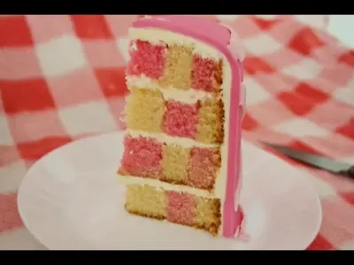 How to Make a Checkerboard Cake – Fun Baking Tutorial on Dailymotion