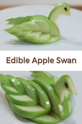 How to Create an Edible Apple Swan for Fun Fruit Carving