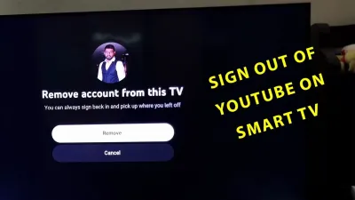 Signing Out of YouTube on TV Remotely