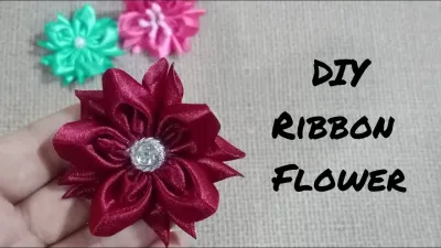 How to Create Beautiful Ribbon Flowers on Dailymotion