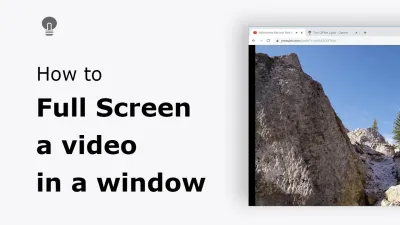 How to Make a Video Full Screen on Dailymotion