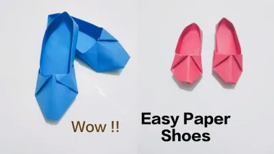 Craft Stylish Paper Shoes on Dailymotion