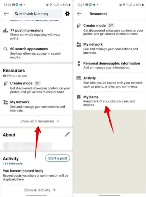 How to View Your Saved LinkedIn Posts