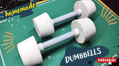 How to Make Dumbbells at Home with This Easy DIY Fitness Tutorial