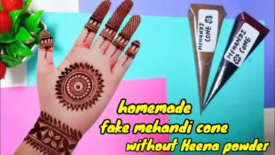 Learn to Make Henna Cones at Home
