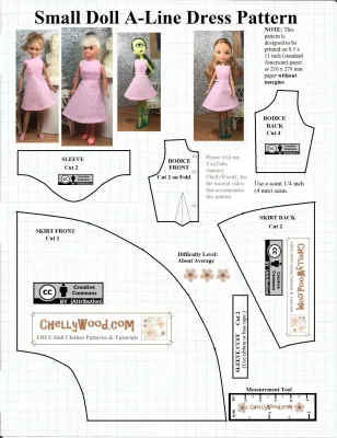 How to Make Cute DIY Dresses for Dolls