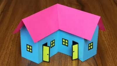 How to Make a Paper House Step by Step with Easy Craft Tutorial