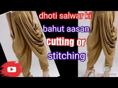 How to Make Dhoti Salwar Step by Step
