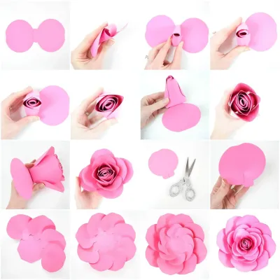 Easy DIY Paper Rose Tutorial