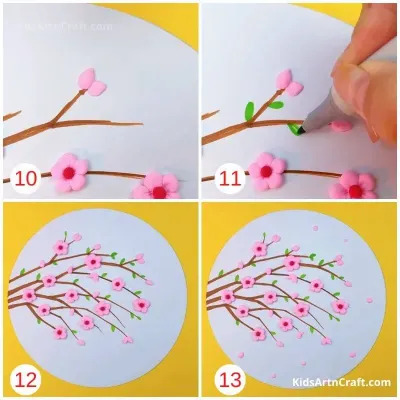 How to Make Dough Flowers Step by Step