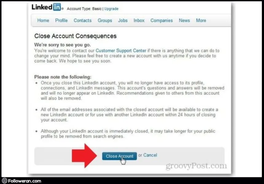 How to Delete LinkedIn account in 2025