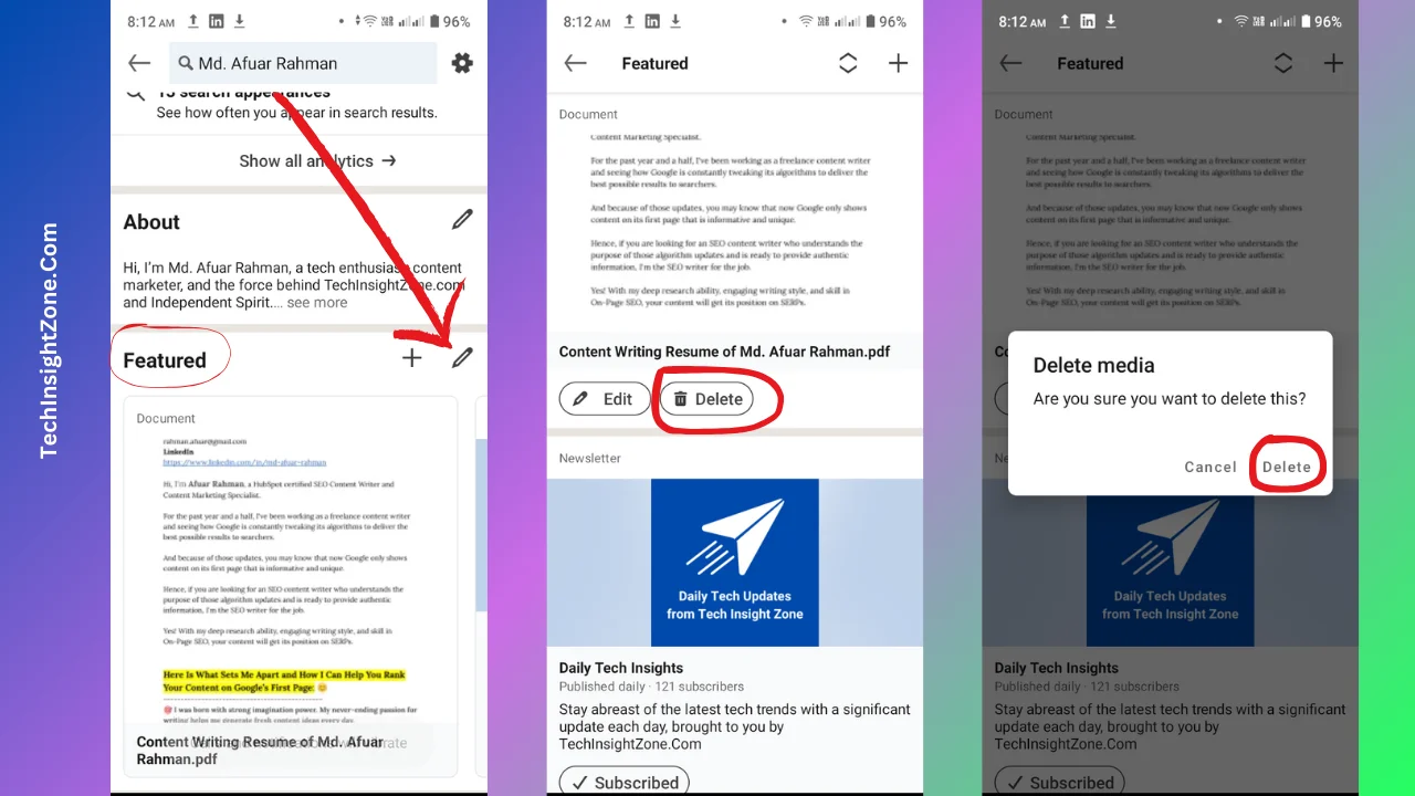 How to Remove Old Resumes from LinkedIn: Steps for Cleaning Up Your LinkedIn Profile